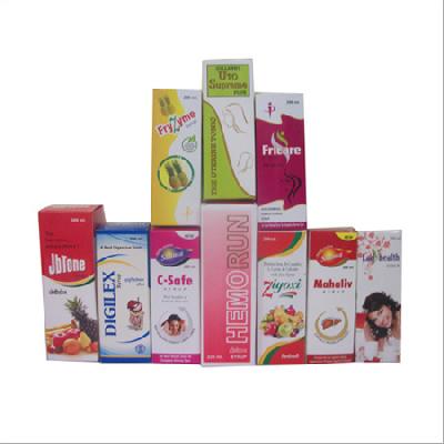 Custom Printed Syrup Packaging Mono Box