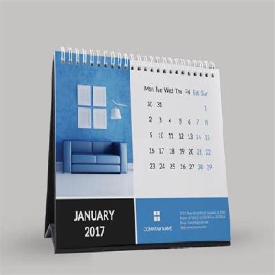 Corporate Table Top Calendar