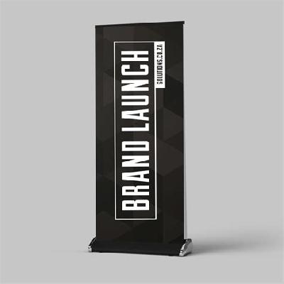 Double Screen Roll Up Banner Stand