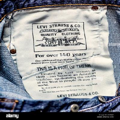 Printed Jeans Label