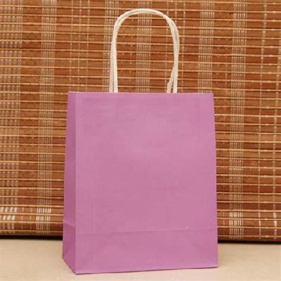 Purple Paper Carry Bag
