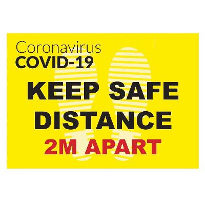 COVID 19 Safety Stickers 