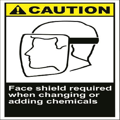 Face Shield Sticker Labels