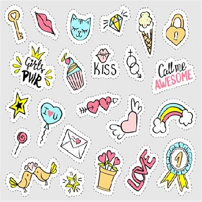 Fancy Sticker