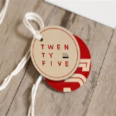 Round Garment Hang Tag