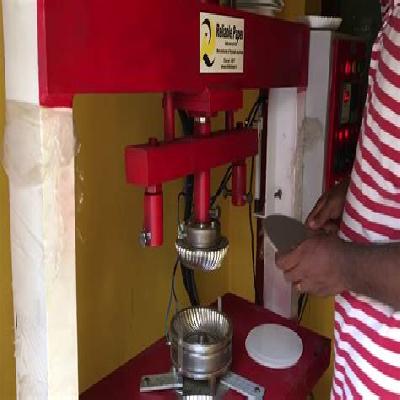 Fully-Automatic Double Die Paper Plate Making Machine