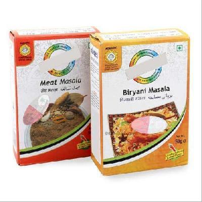 Duplex Chana Masala Packaging Box