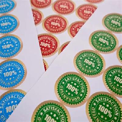 Printed Advertising Label Sticker
