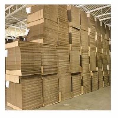 100 GSM Brown Plain Corrugated Sheet