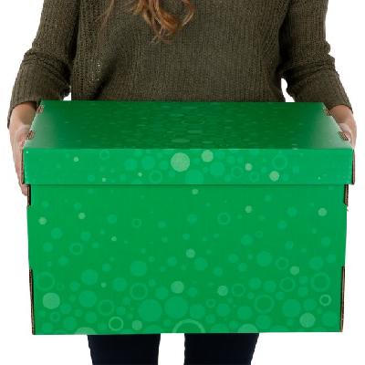 Green Corrugated Box