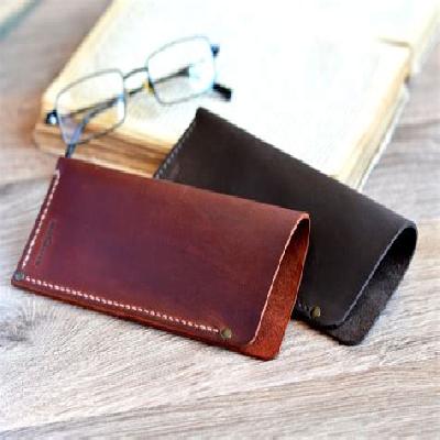 Leather Eyeglass Case
