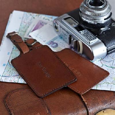 Leather Luggage Tag