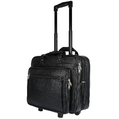 Leather Trolley Bag
