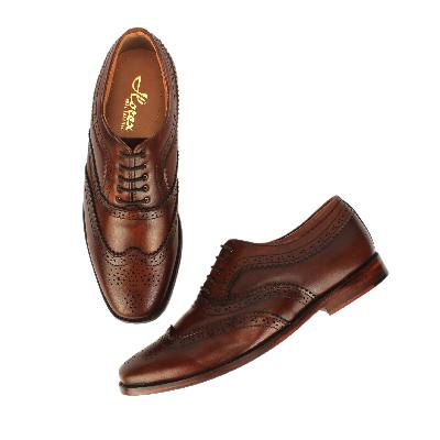 Horex Brown Expensive Leather Shoes