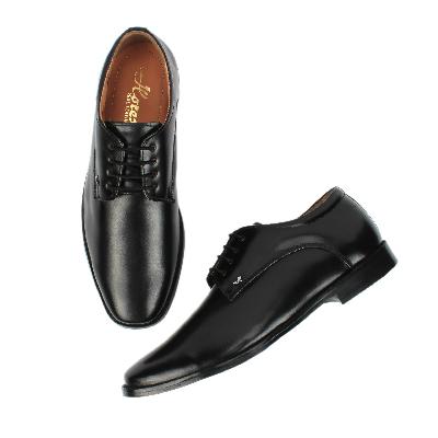 horex Men's Black Luxury Shoes In Leather Sole