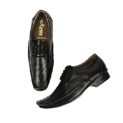 Horex Mens Black Formal Party Wear Shoes