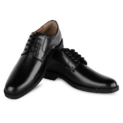 Horex Navy White Uniform Shoes In Pure Leather