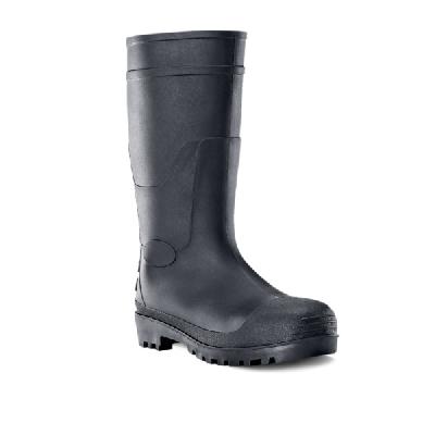 Black Steel Cap Safety Gumboots