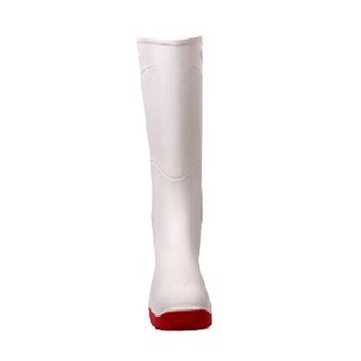 Dynamic White Red Gumboot