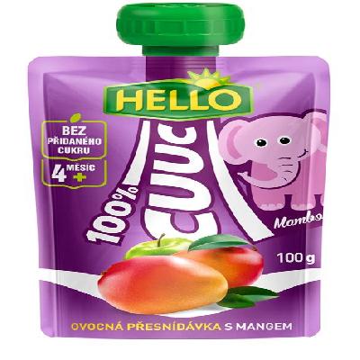 Fruit Shape Pouch 100 Ml Mango Flavour