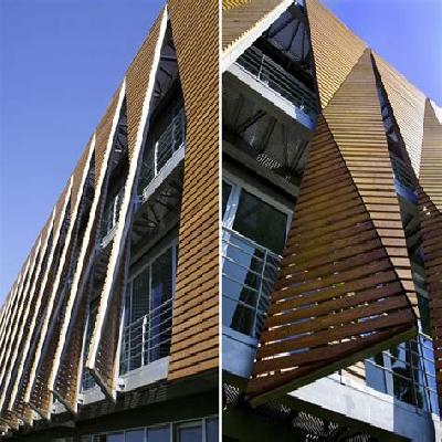 Wooden Facade Louvers