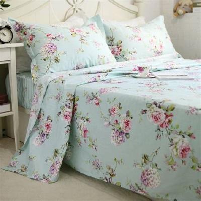 Floral Cotton Bed Sheets