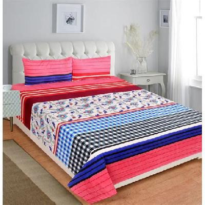 Glace cotton double bedsheet