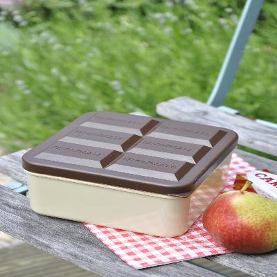 CHOCOLATE LID LUNCH BOX