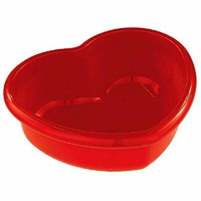 Heart Shaped Plastic Bowl