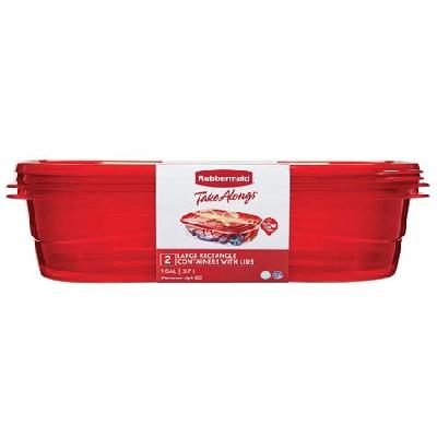 Rectangular Red Container