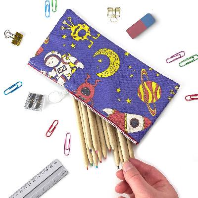Space Tourists Pencil Box