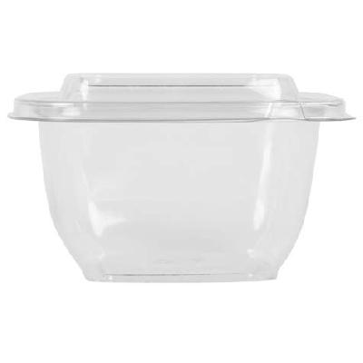 Square Plastic Bowl with Lid