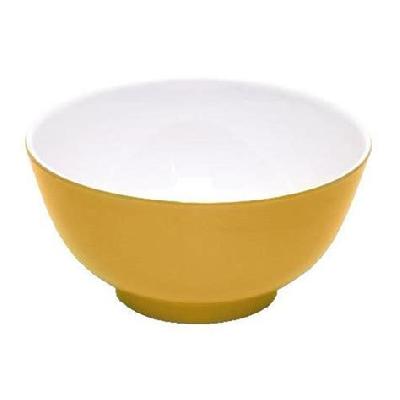 YELLOW ROUND FOOD BOWL