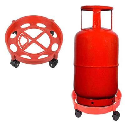Plastic Kitchen Gas Cylinder Trolley
