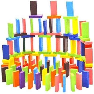 100 Pcs 10 Color Dominos Blocks Set (2530a)