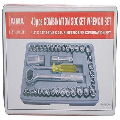 Aiwa 40 In 1 Pcs Wrench Tool Kit 