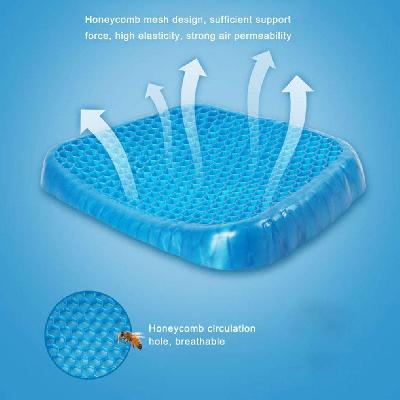 DeoDap Cushion Seat Flex Pillow, Gel Orthopedic Seat Cushion Pad