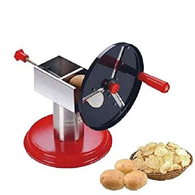 DeoDap Kitchen Tools -Stainless Steel Potato Masher, Pav Bhaji Masher With Wooden Handle (0064)