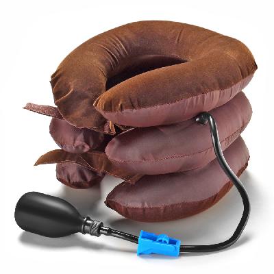 DeoDap Neck Traction Pillow Three Layers Pneumatic Cervical Spine(0514)