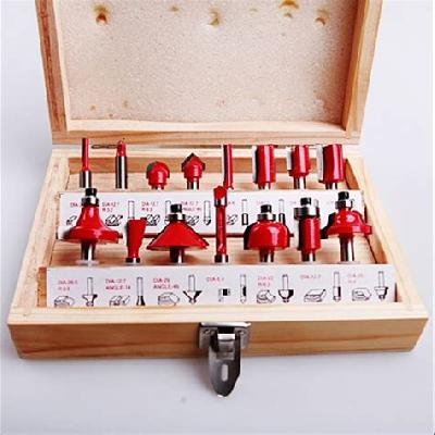 DeoDap Shank Tungsten Carbide Woodworking Router Bit Set -12 Pieces (0406)