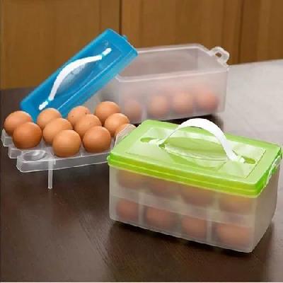 Double Layer 24 Grid Egg Storage Box for Egg Storage Container(2315A)