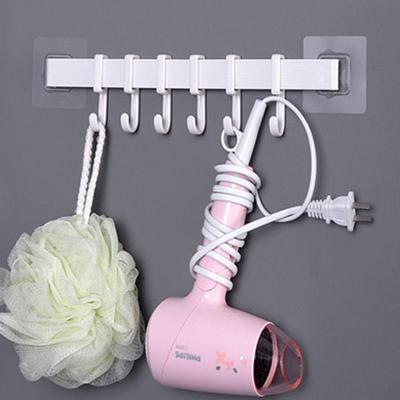 Self Adhesive Plastic Wall Hook for Home (Multi Color)(4687)