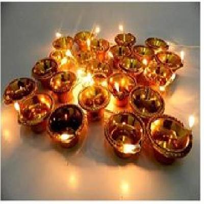 20-GOLDEN DIYA SHAPE LED STRING