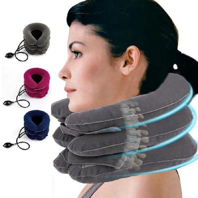 3 Layer Pillow Neck Support And Relaxation Inflatable Stretcher