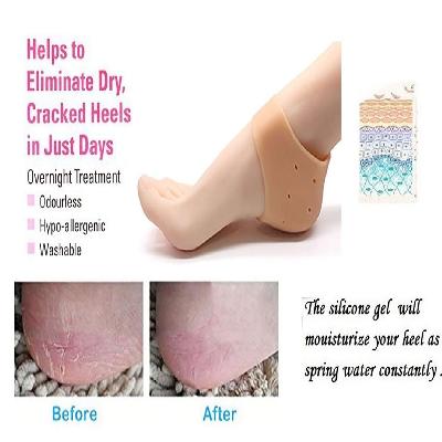 Silicone Gel Swelling Pain Relief Hard Cracked Heels Repair Foot Care Ankle Support Heel Pad