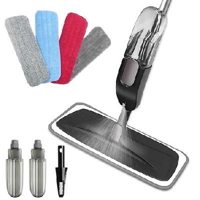 Spray Mop For Floor Cleaning, Microfiber Floor Mop With Refillable Spray Bottle And Washable Pads