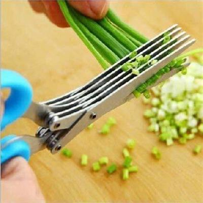Stainless Steel 5 Blade Kitchen Scissors