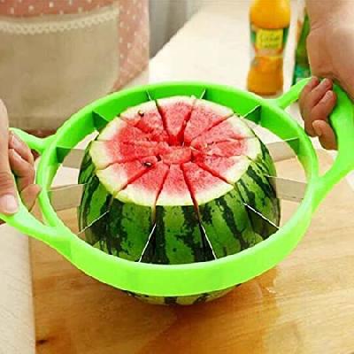 Watermelon Slicer Large Stainless Steel Fruit Cutter Kitchen Utensils Gadgets Large Melon Slicer