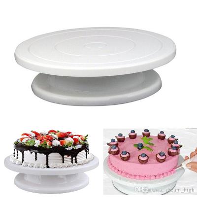 Plastic Cake Turning Table Stand