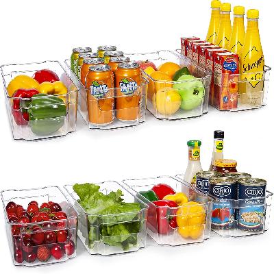 Plastic Fridge Storage Basket